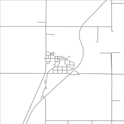 ROAD MAP OF HANLEY FALLS, MINNESOTA BY MAPBAKES