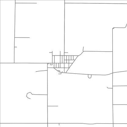 ROAD MAP OF HANSKA, MINNESOTA BY MAPBAKES