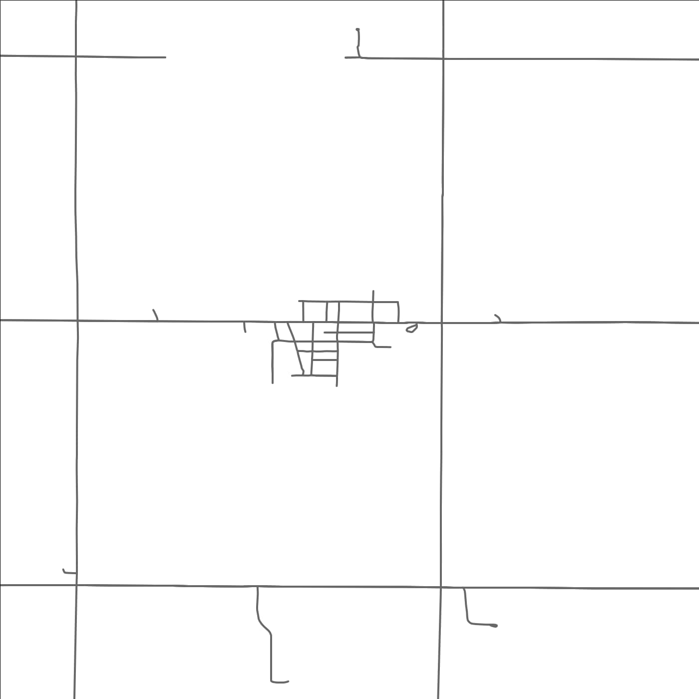 ROAD MAP OF HARDWICK, MINNESOTA BY MAPBAKES