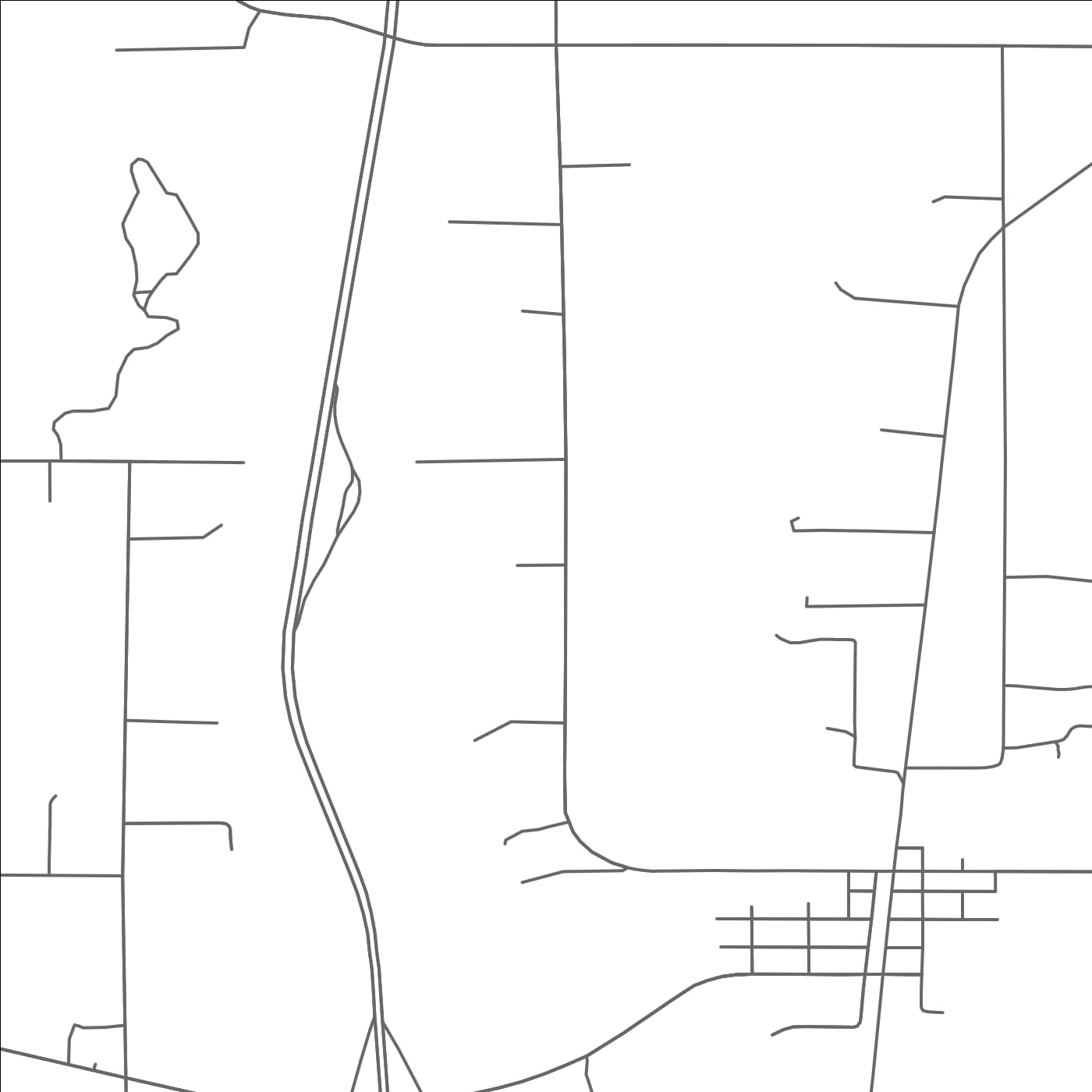 ROAD MAP OF HARRIS, MINNESOTA BY MAPBAKES