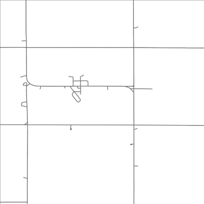 ROAD MAP OF HATFIELD, MINNESOTA BY MAPBAKES