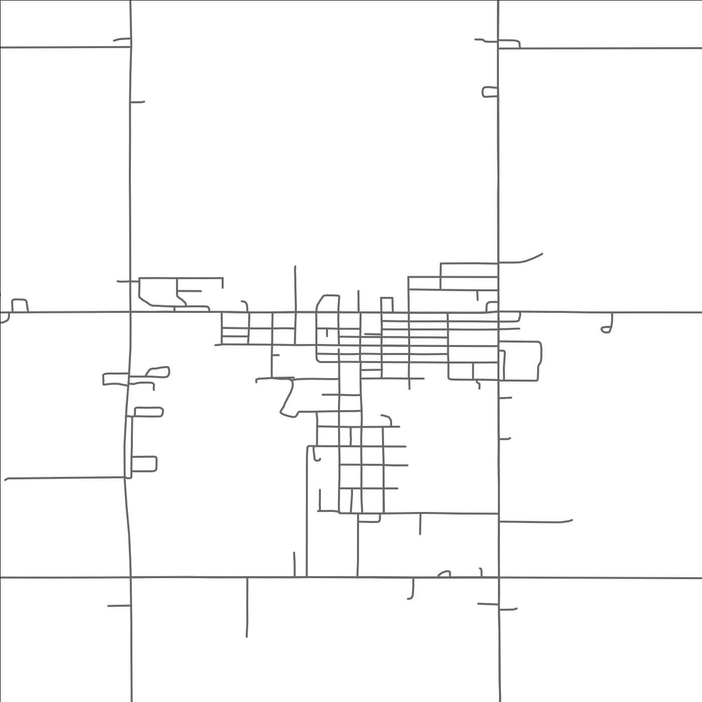 ROAD MAP OF HAYFIELD, MINNESOTA BY MAPBAKES