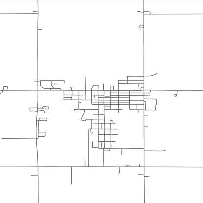 ROAD MAP OF HAYFIELD, MINNESOTA BY MAPBAKES