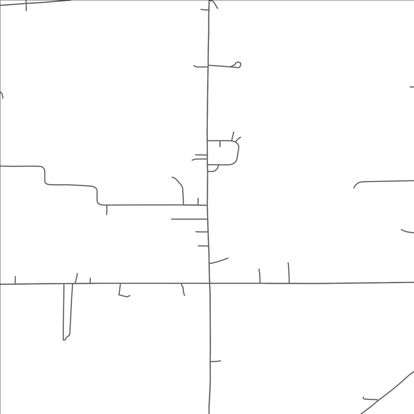 ROAD MAP OF HEIDELBERG, MINNESOTA BY MAPBAKES