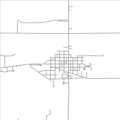 ROAD MAP OF HENDRICKS, MINNESOTA BY MAPBAKES