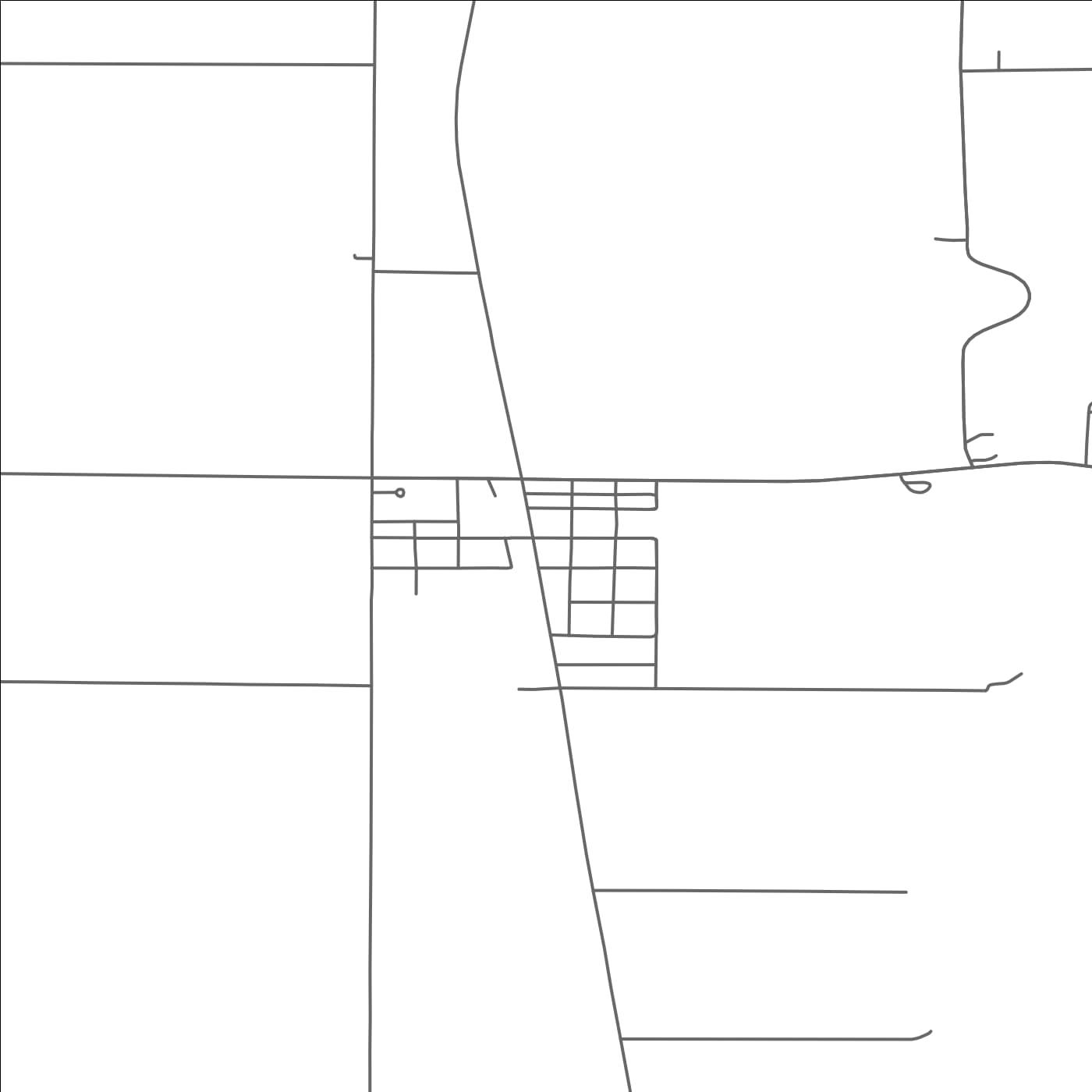 ROAD MAP OF HENDRUM, MINNESOTA BY MAPBAKES