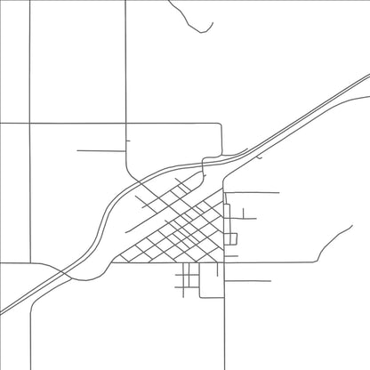 ROAD MAP OF HERON LAKE, MINNESOTA BY MAPBAKES