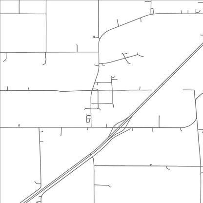 ROAD MAP OF HIGH FOREST, MINNESOTA BY MAPBAKES