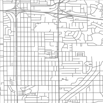 ROAD MAP OF HILLTOP, MINNESOTA BY MAPBAKES