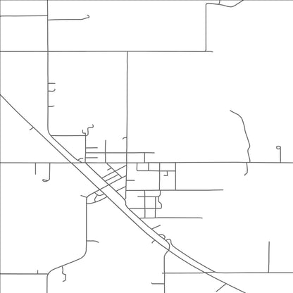 ROAD MAP OF HOFFMAN, MINNESOTA BY MAPBAKES