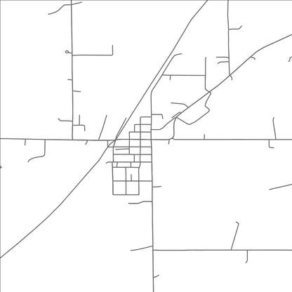 ROAD MAP OF HOLDINGFORD, MINNESOTA BY MAPBAKES