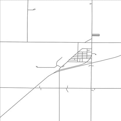 ROAD MAP OF HOLLAND, MINNESOTA BY MAPBAKES