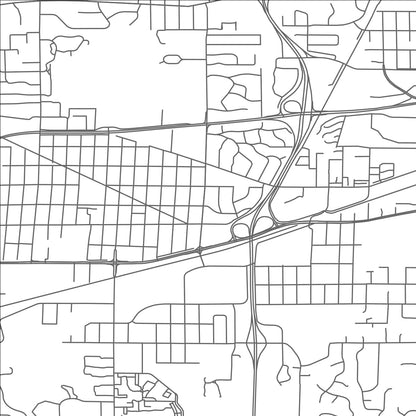 ROAD MAP OF HOPKINS, MINNESOTA BY MAPBAKES