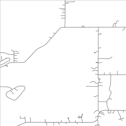 ROAD MAP OF HUGO, MINNESOTA BY MAPBAKES