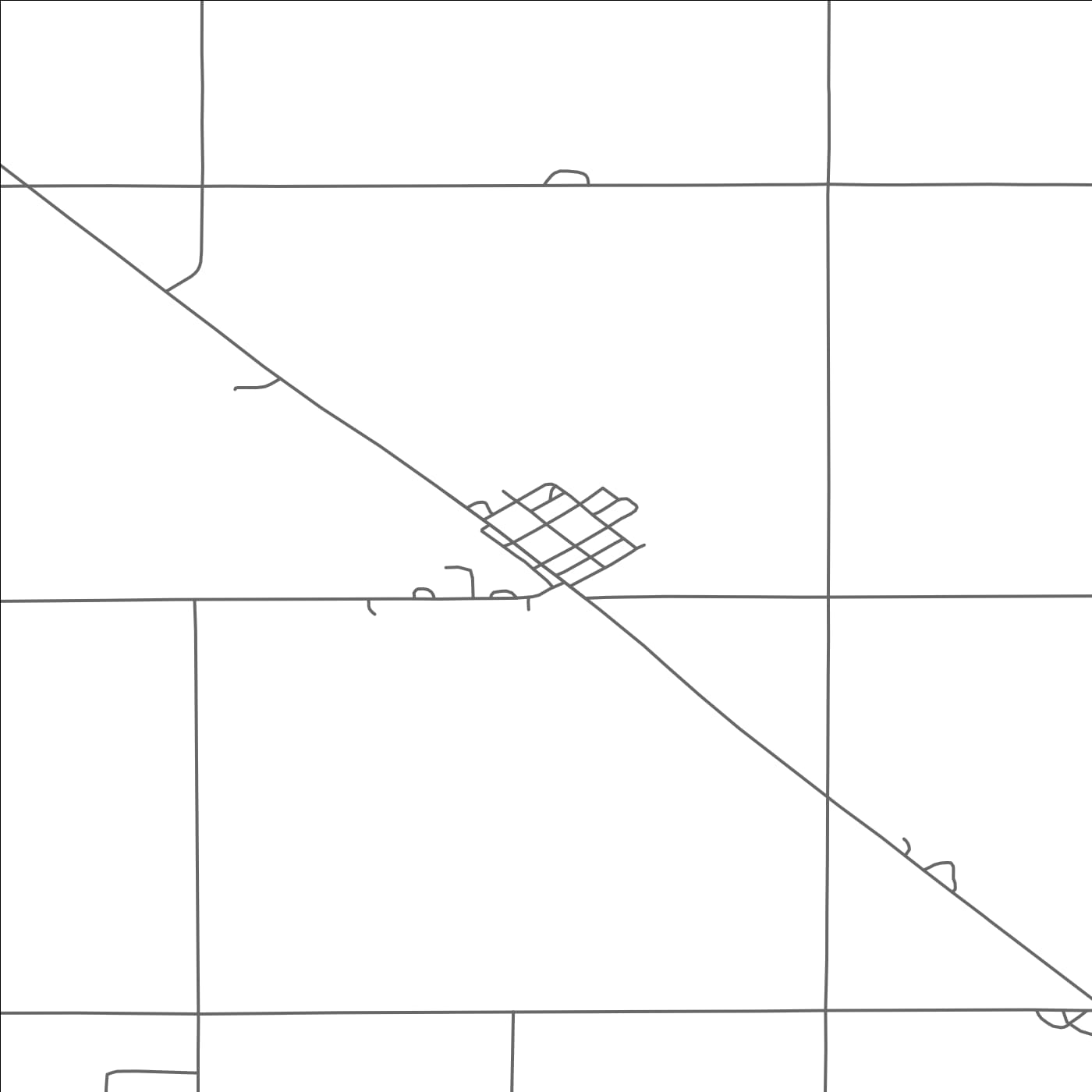 ROAD MAP OF HUMBOLDT, MINNESOTA BY MAPBAKES