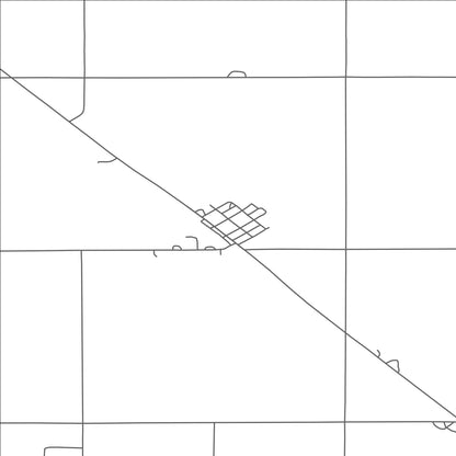 ROAD MAP OF HUMBOLDT, MINNESOTA BY MAPBAKES