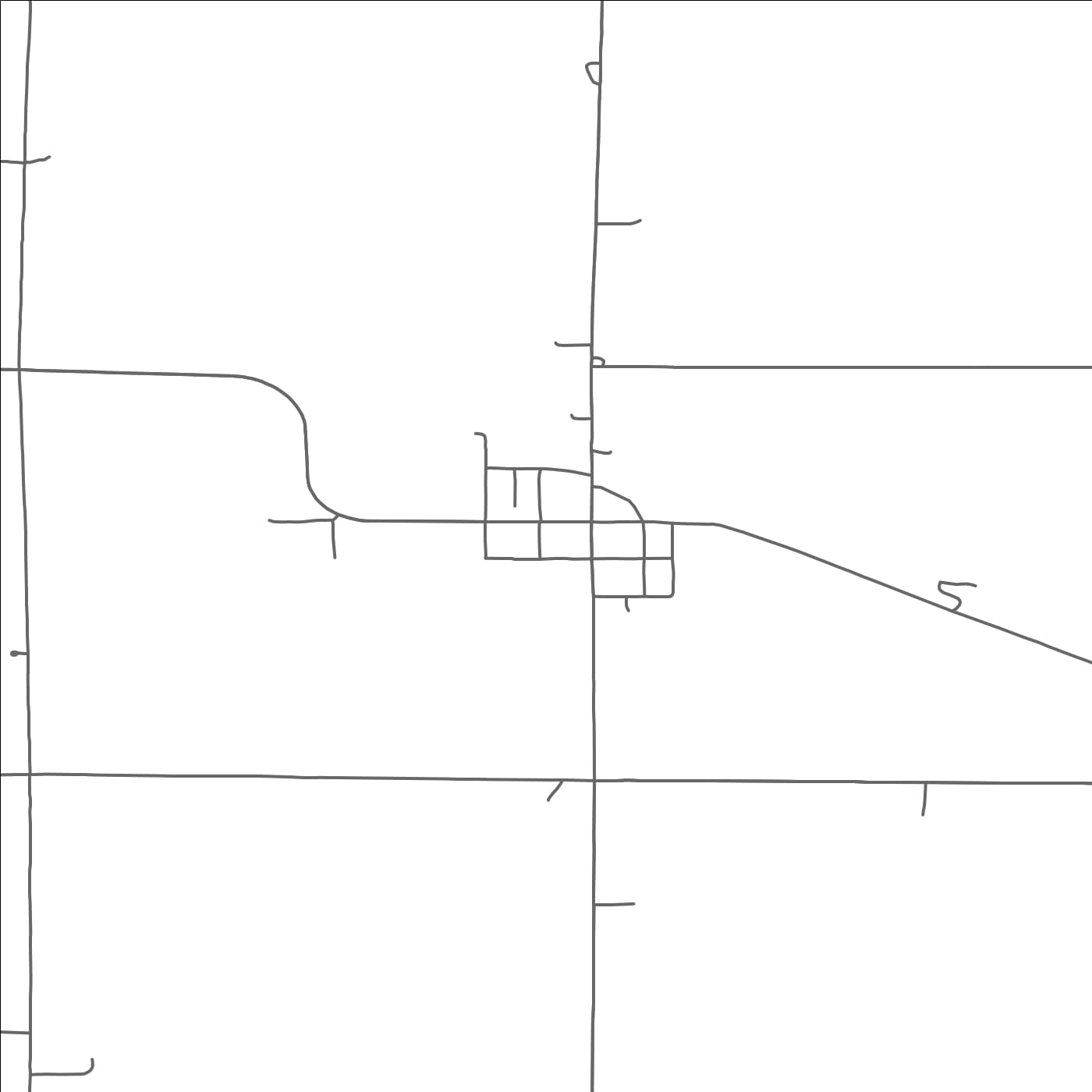 ROAD MAP OF IONA, MINNESOTA BY MAPBAKES