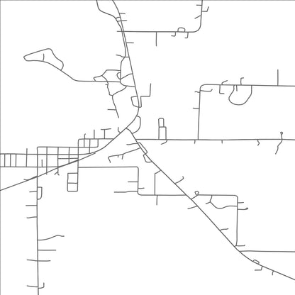 ROAD MAP OF ISLE, MINNESOTA BY MAPBAKES