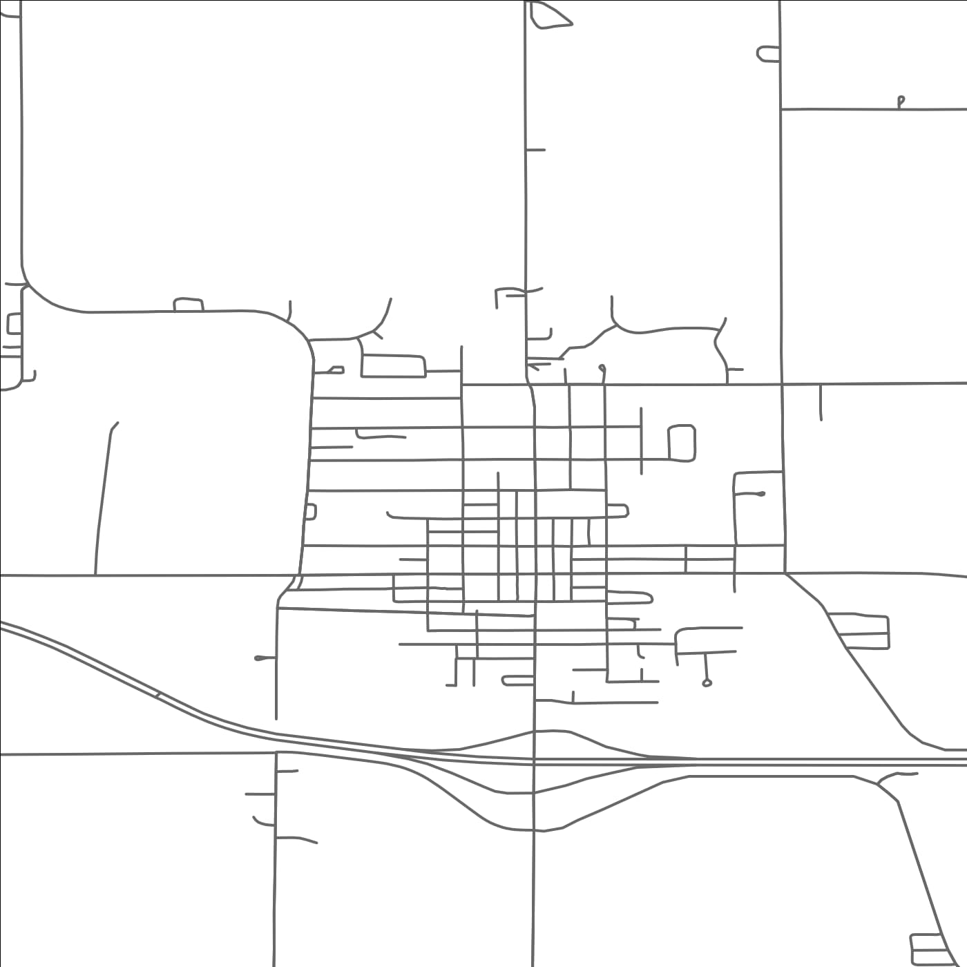 ROAD MAP OF JANESVILLE, MINNESOTA BY MAPBAKES