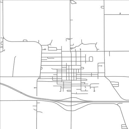 ROAD MAP OF JANESVILLE, MINNESOTA BY MAPBAKES