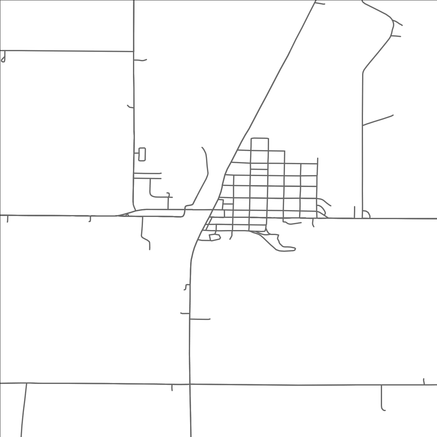 ROAD MAP OF JASPER, MINNESOTA BY MAPBAKES