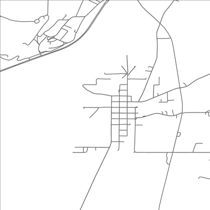 ROAD MAP OF KASOTA, MINNESOTA BY MAPBAKES