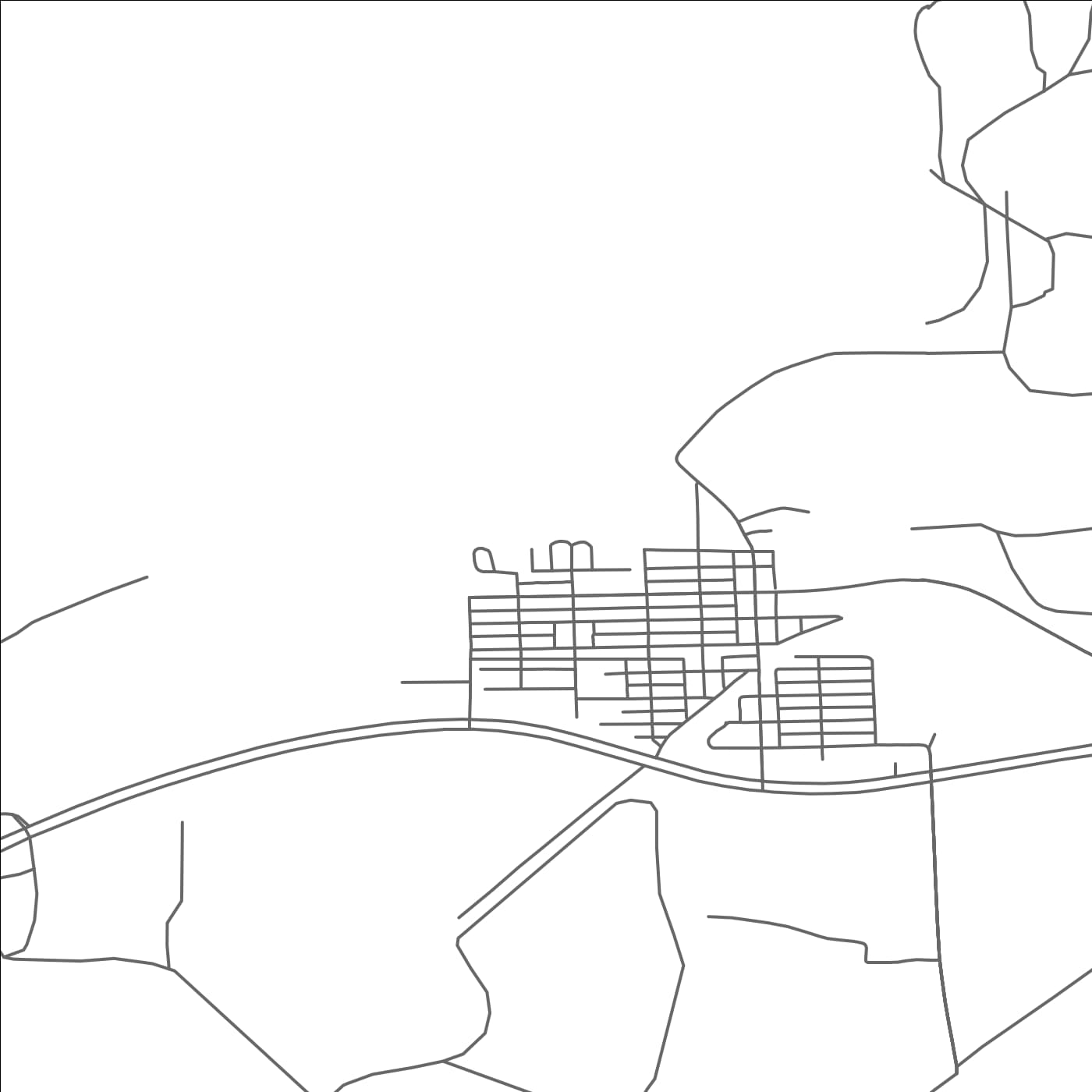 ROAD MAP OF KEEWATIN, MINNESOTA BY MAPBAKES