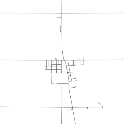 ROAD MAP OF KENNEDY, MINNESOTA BY MAPBAKES