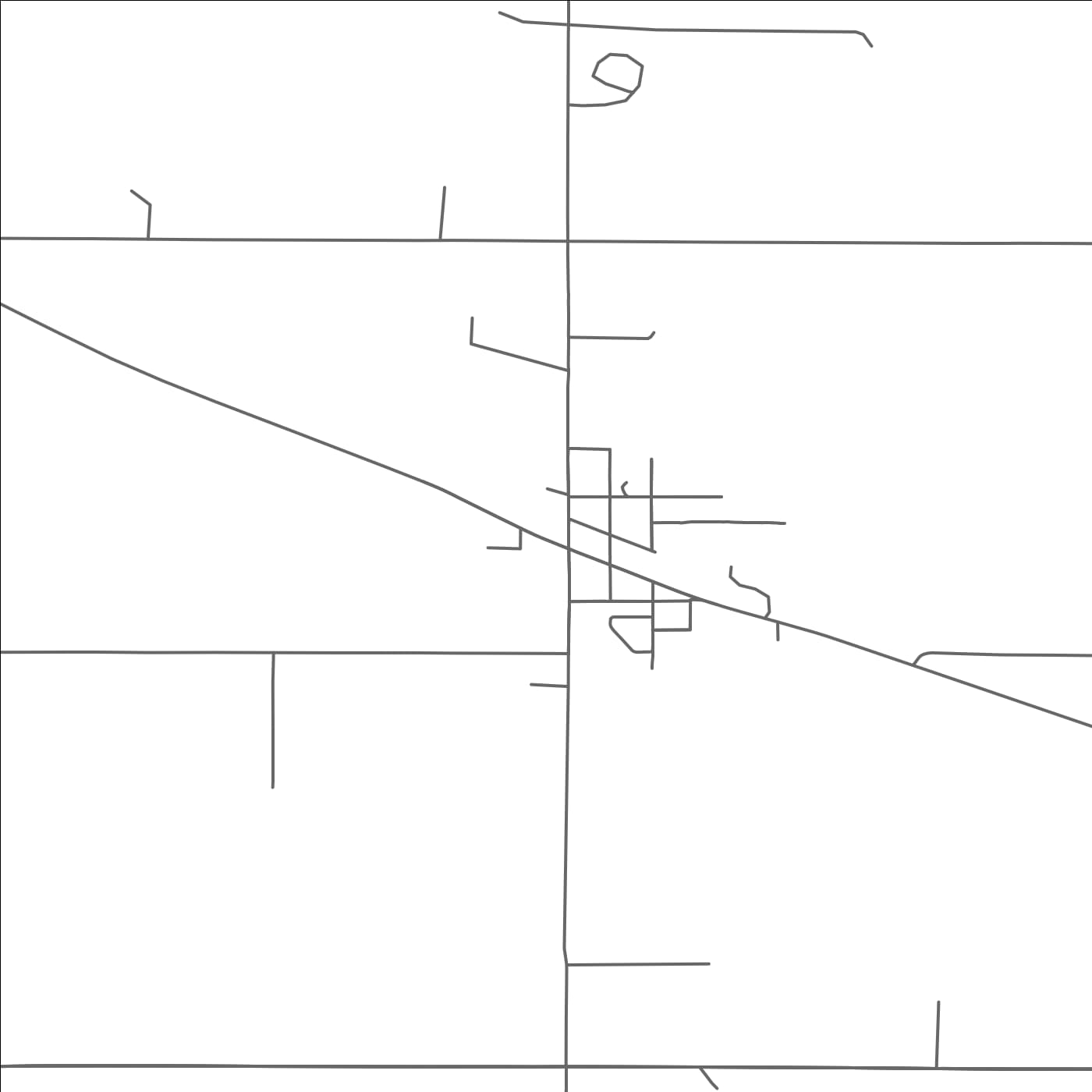 ROAD MAP OF KENSINGTON, MINNESOTA BY MAPBAKES