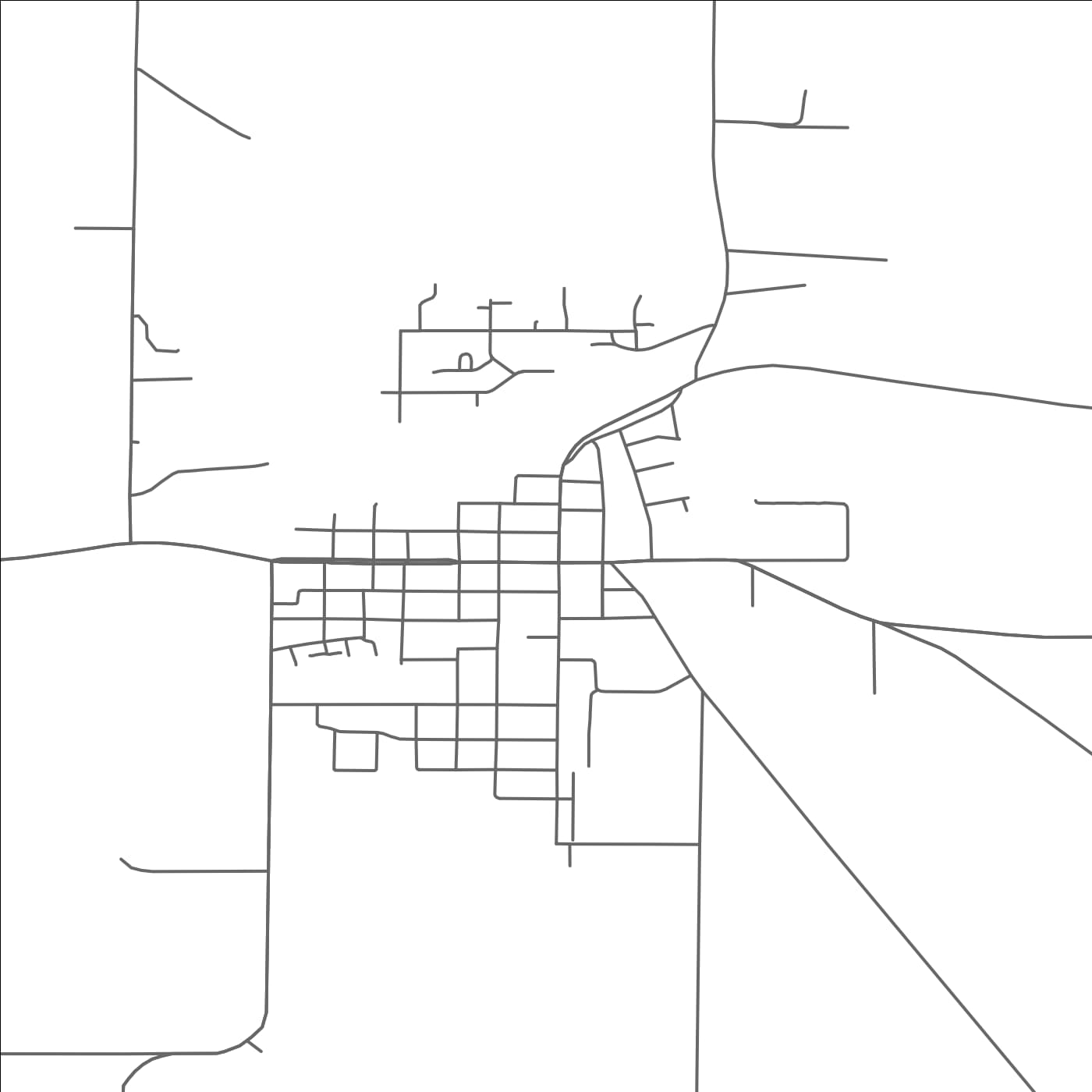 ROAD MAP OF KENYON, MINNESOTA BY MAPBAKES