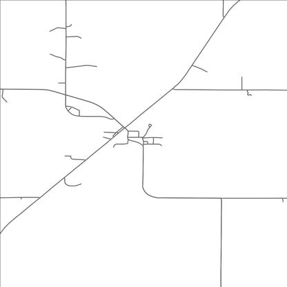 ROAD MAP OF KERRICK, MINNESOTA BY MAPBAKES