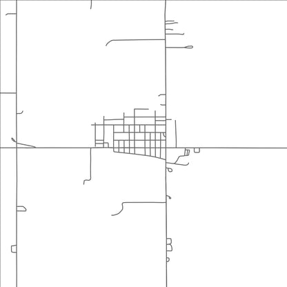 ROAD MAP OF KIESTER, MINNESOTA BY MAPBAKES