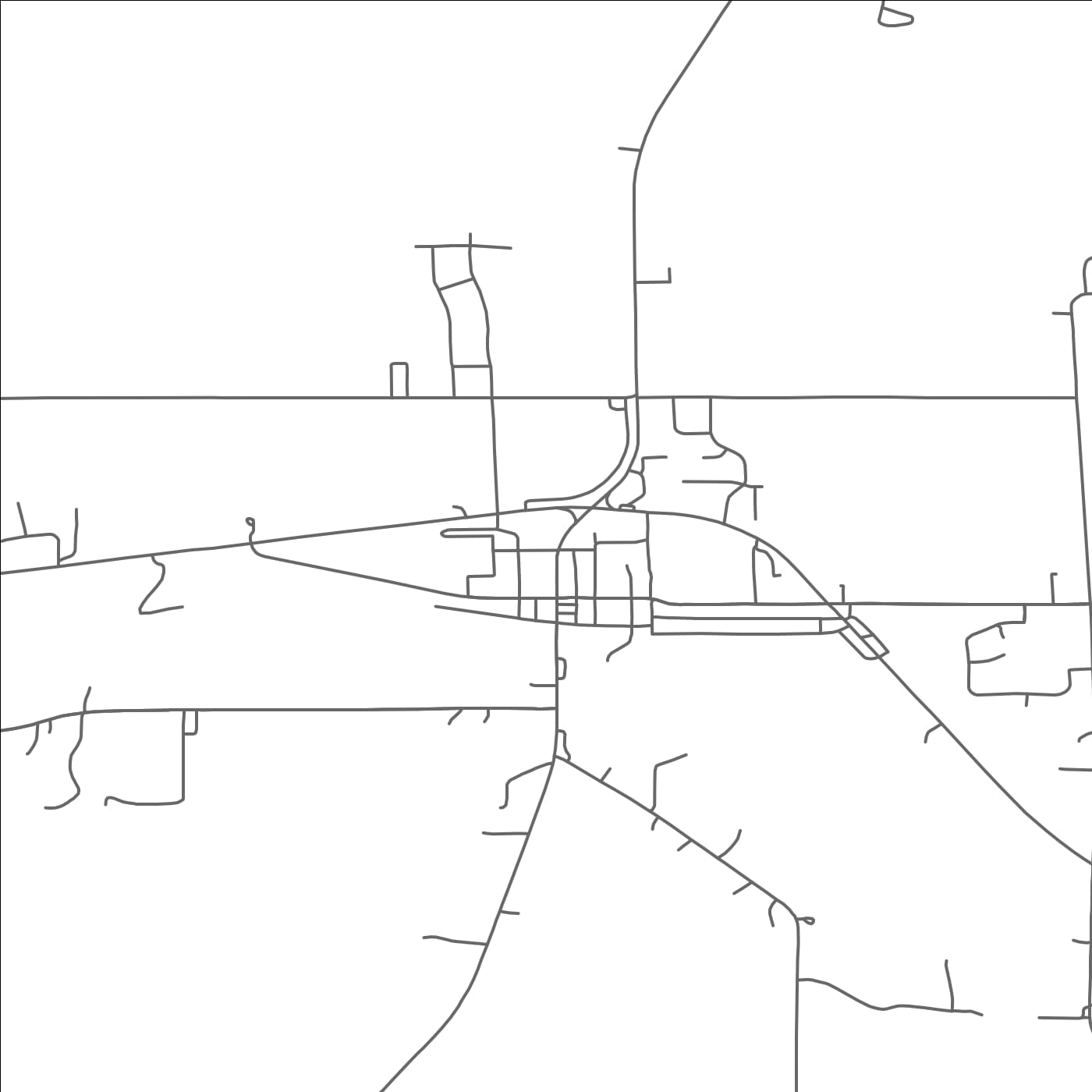 ROAD MAP OF KIMBALL, MINNESOTA BY MAPBAKES