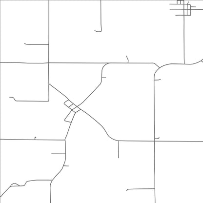 ROAD MAP OF KINBRAE, MINNESOTA BY MAPBAKES