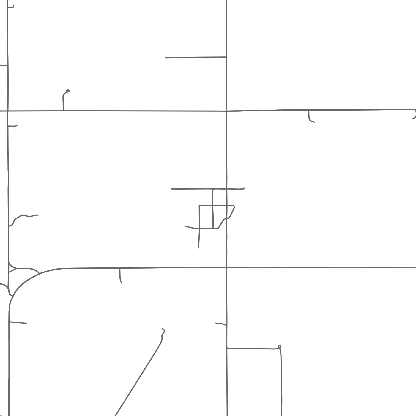 ROAD MAP OF LA SALLE, MINNESOTA BY MAPBAKES