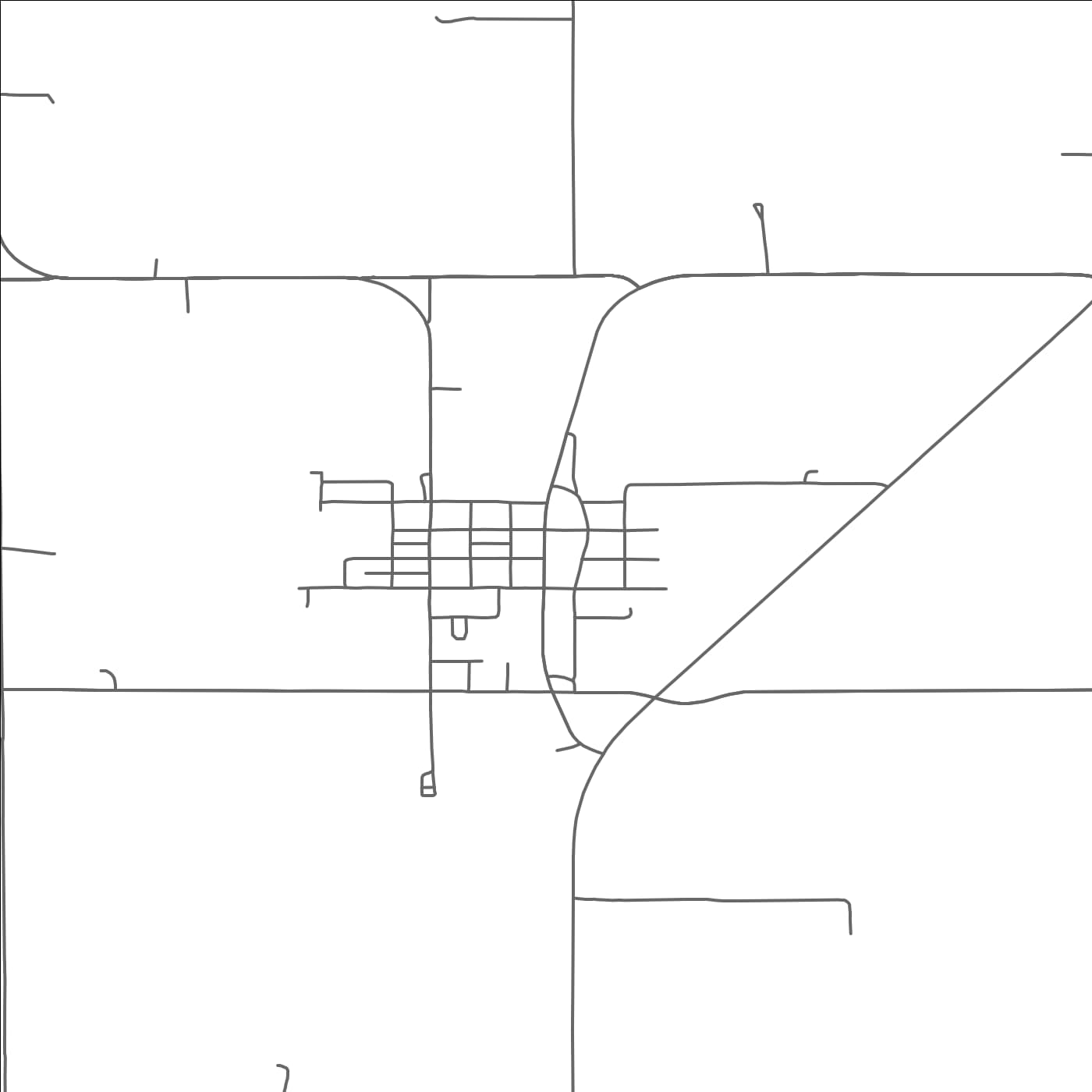 ROAD MAP OF LAFAYETTE, MINNESOTA BY MAPBAKES