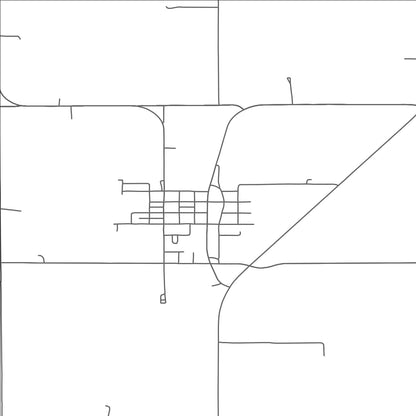 ROAD MAP OF LAFAYETTE, MINNESOTA BY MAPBAKES