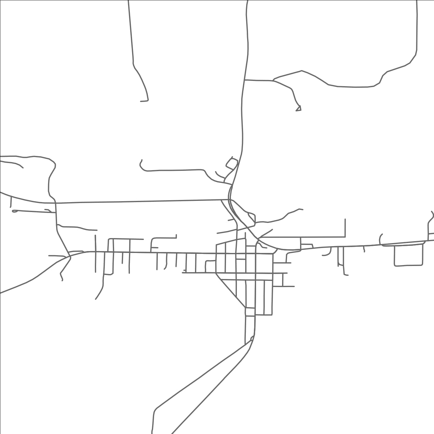 ROAD MAP OF LAKE BENTON, MINNESOTA BY MAPBAKES