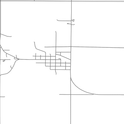 ROAD MAP OF LANCASTER, MINNESOTA BY MAPBAKES