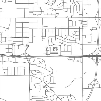 ROAD MAP OF LANDFALL, MINNESOTA BY MAPBAKES