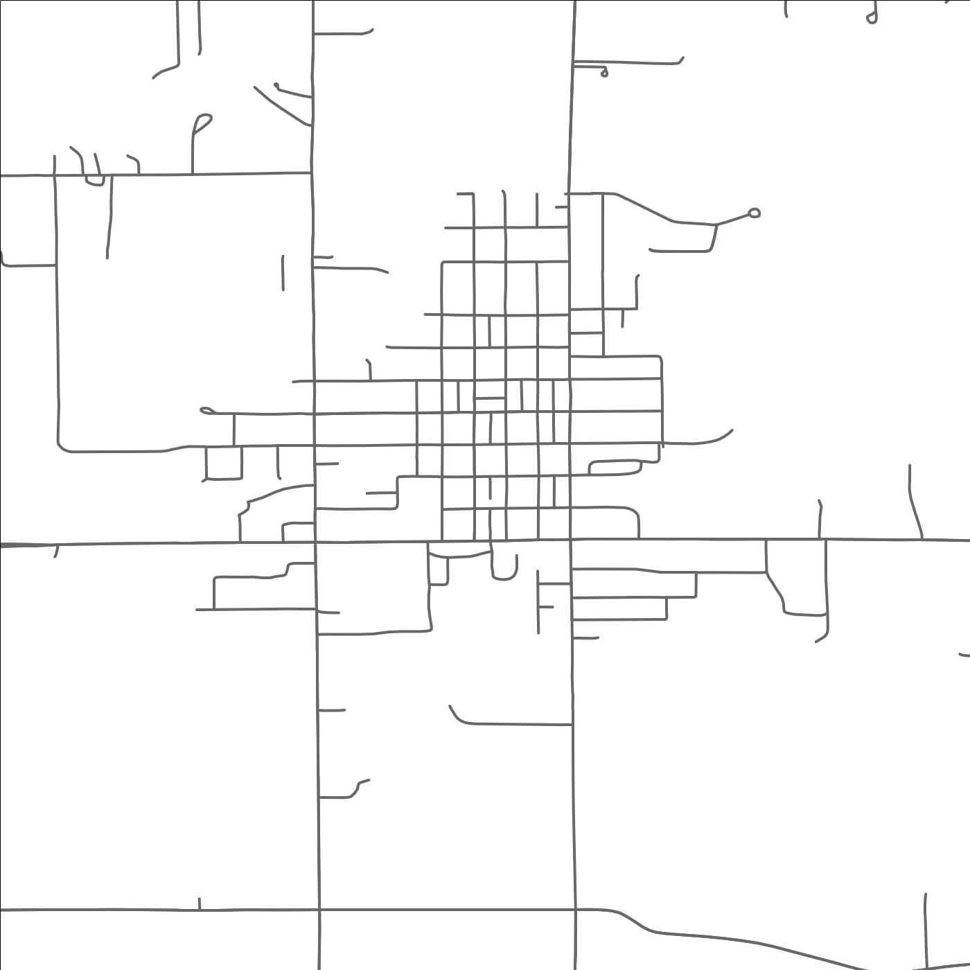 ROAD MAP OF LE CENTER, MINNESOTA BY MAPBAKES