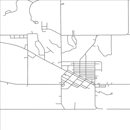 ROAD MAP OF LE ROY, MINNESOTA BY MAPBAKES