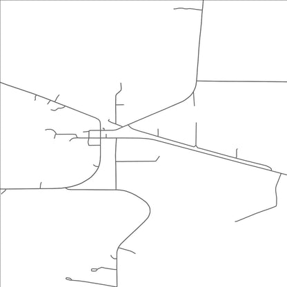 ROAD MAP OF LEONARD, MINNESOTA BY MAPBAKES