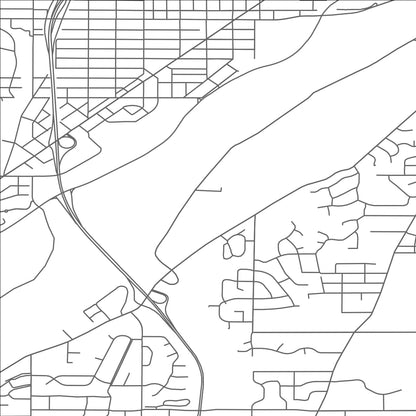 ROAD MAP OF LILYDALE, MINNESOTA BY MAPBAKES