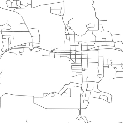 ROAD MAP OF LINDSTROM, MINNESOTA BY MAPBAKES