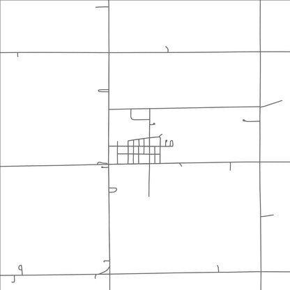 ROAD MAP OF LISMORE, MINNESOTA BY MAPBAKES