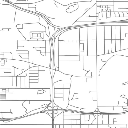 ROAD MAP OF LITTLE CANADA, MINNESOTA BY MAPBAKES