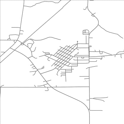 ROAD MAP OF LITTLEFORK, MINNESOTA BY MAPBAKES