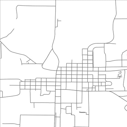 ROAD MAP OF LONG PRAIRIE, MINNESOTA BY MAPBAKES