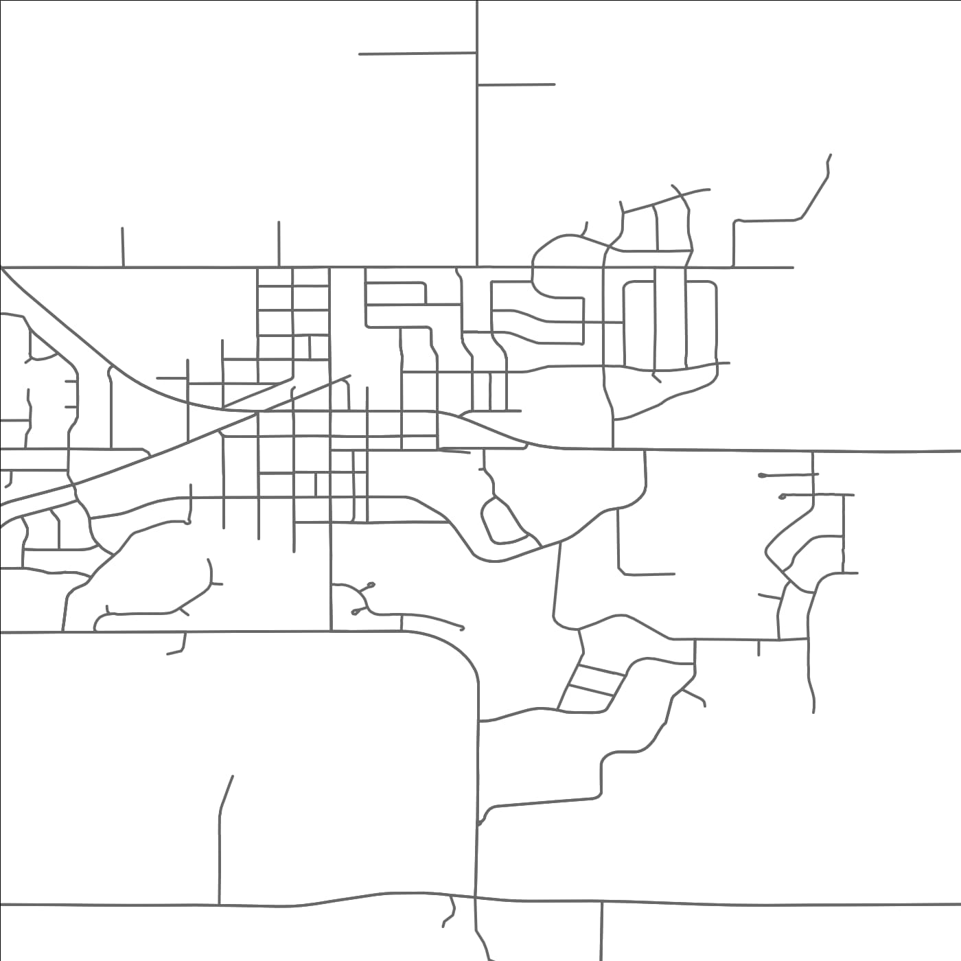 ROAD MAP OF LONSDALE, MINNESOTA BY MAPBAKES